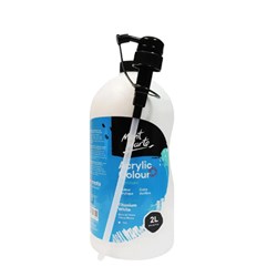 MONT MARTE ACRYLIC COLOUR PAINT - Titanium White 2L(1)